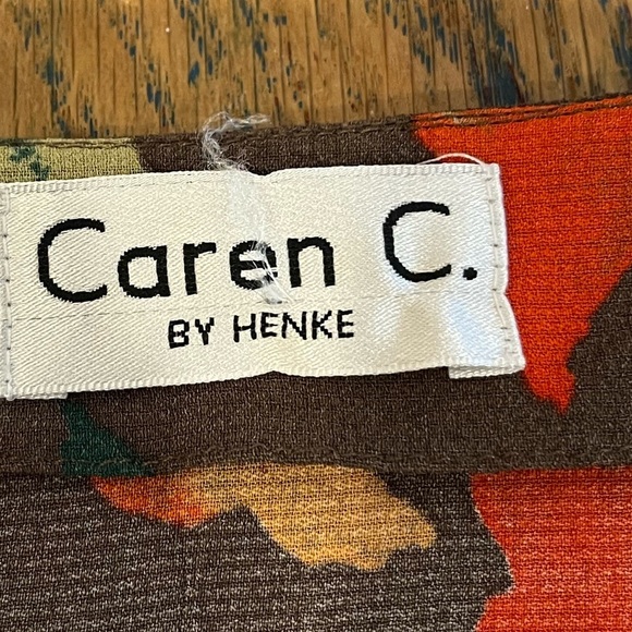 CAREN C. by Henke Floral Blouse - Size 16 - Picture 3 of 12
